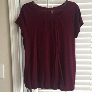 Loft T-shirt in Wineberry size L